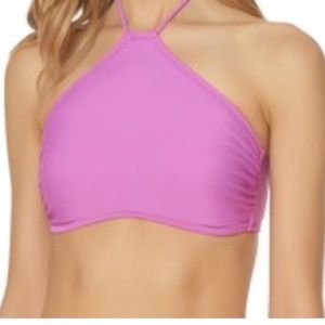 Sexy pink bikini with reversible top